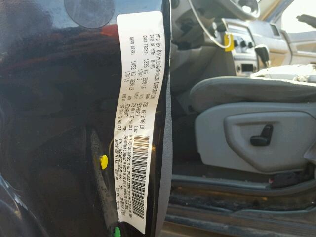 1J4GS48K76C132695 - 2006 JEEP GRAND CHER BLACK photo 10