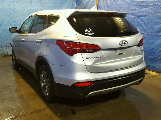 5XYZTDLB4DG073942 - 2013 HYUNDAI SANTA FE S 银色 照片 3