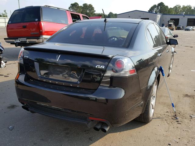 6G2EC57Y38L988611 - 2008 PONTIAC G8 GT BLACK photo 4