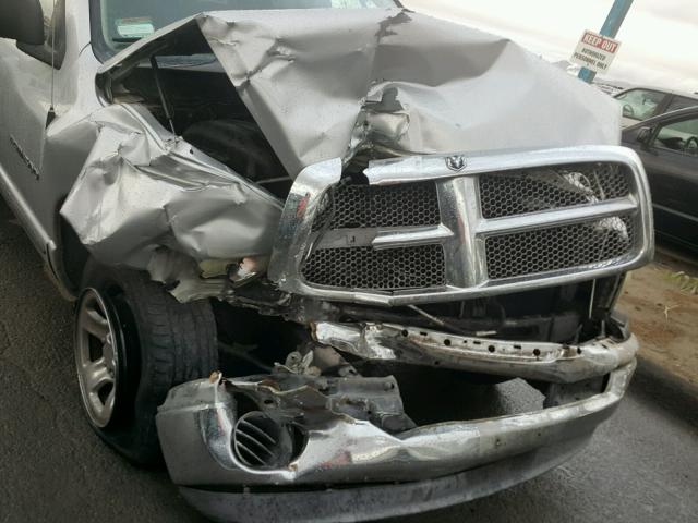 3D7HA18N52G153726 - 2002 DODGE RAM 1500 SILVER photo 9