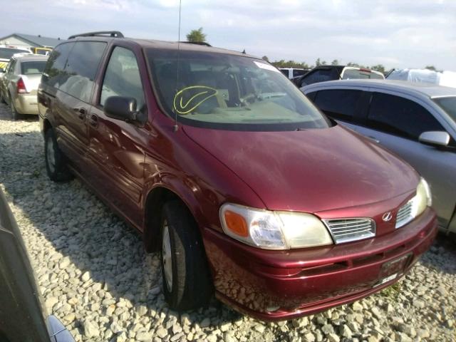 1GHDX03E12D184472 - 2002 OLDSMOBILE SILHOUETTE MAROON photo 1