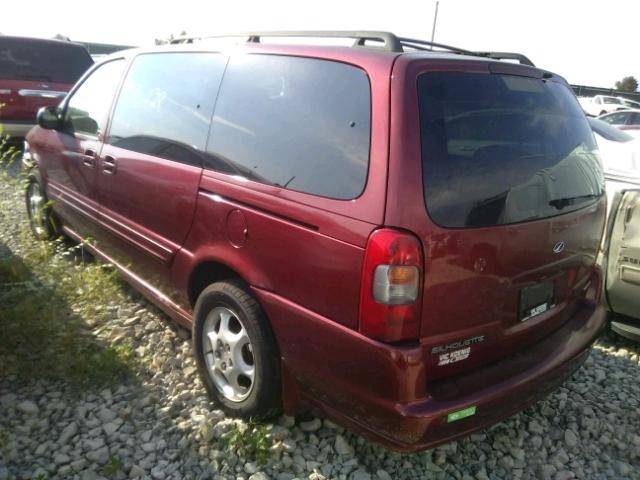 1GHDX03E12D184472 - 2002 OLDSMOBILE SILHOUETTE MAROON photo 3