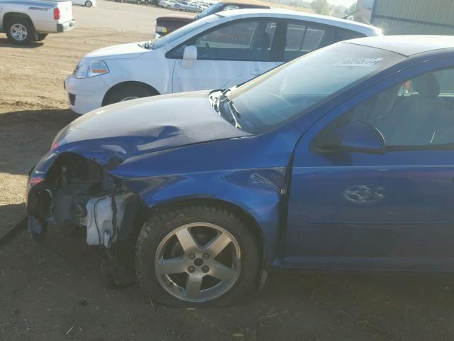 1G1AL55F067621947 - 2006 CHEVROLET COBALT LT BLUE photo 9