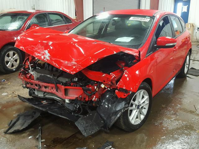 1FADP3K25FL287006 - 2015 FORD FOCUS SE RED photo 2