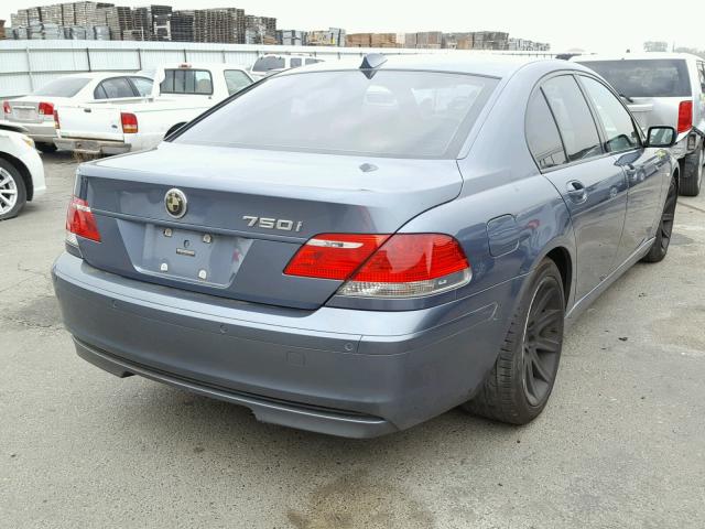 WBAHL83526DT02906 - 2006 BMW 750 I BLUE photo 4