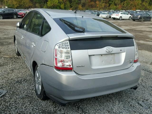 JTDKB20U967070422 - 2006 TOYOTA PRIUS SILVER photo 3