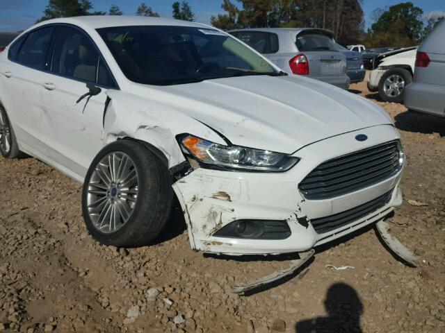 3FA6P0H95ER258603 - 2014 FORD FUSION SE WHITE photo 9