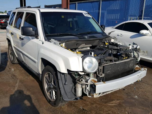 1J4FF48B09D215223 - 2009 JEEP PATRIOT LI WHITE photo 1