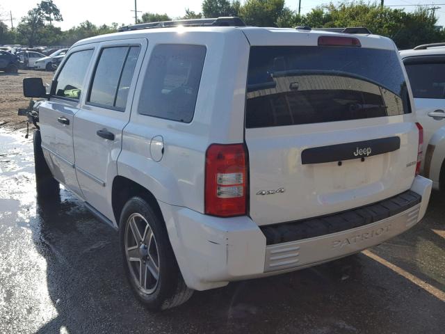 1J4FF48B09D215223 - 2009 JEEP PATRIOT LI WHITE photo 3