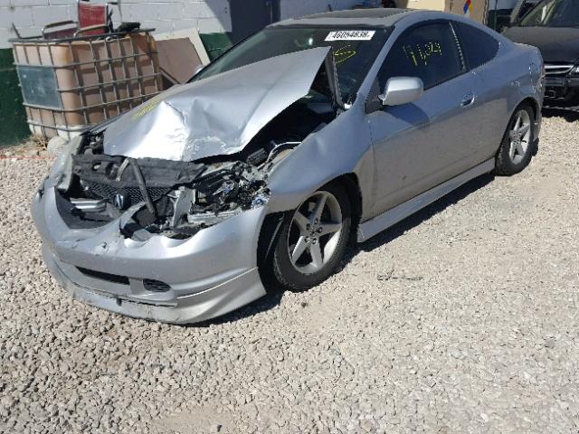 JH4DC53003S003876 - 2003 ACURA RSX TYPE-S SILVER photo 2