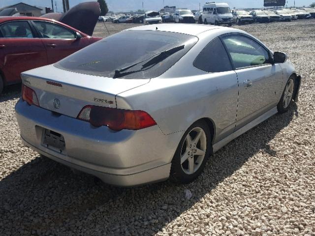 JH4DC53003S003876 - 2003 ACURA RSX TYPE-S SILVER photo 4