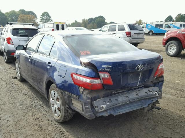 4T1BE46K39U350069 - 2009 TOYOTA CAMRY BASE BLUE photo 3