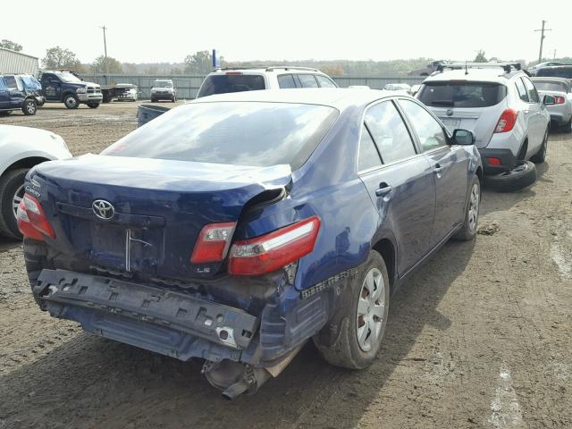 4T1BE46K39U350069 - 2009 TOYOTA CAMRY BASE BLUE photo 4