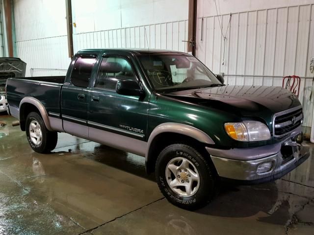 5TBRT3817YS034984 - 2000 TOYOTA TUNDRA ACC GREEN photo 2