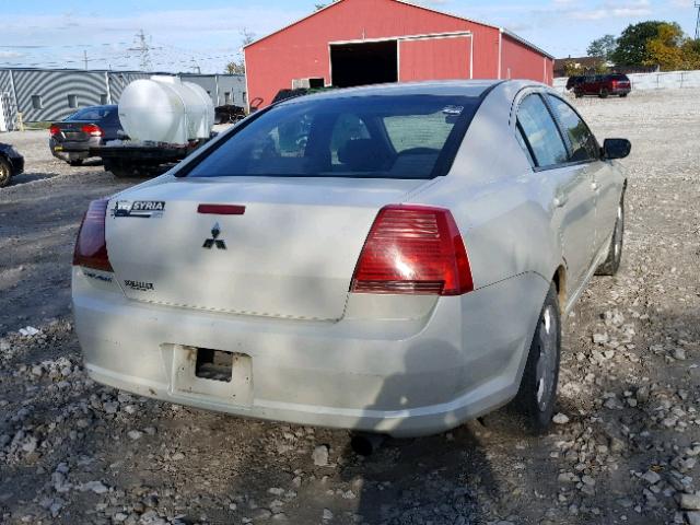 4A3AB26F44E144310 - 2004 MITSUBISHI GALANT DE WHITE photo 4