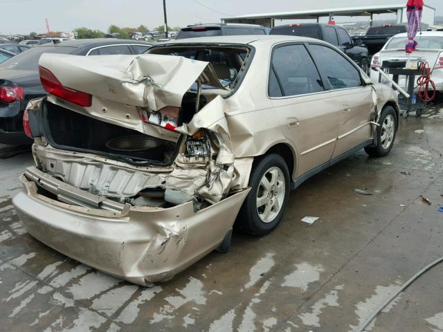 1HGCG5672YA042770 - 2000 HONDA ACCORD SE TAN photo 4