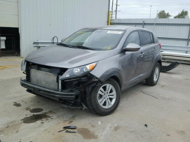 KNDPB3A20B7151425 - 2011 KIA SPORTAGE L GRAY photo 2