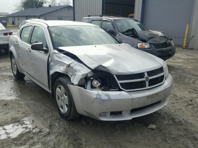 1B3LC46K18N184210 - 2008 DODGE AVENGER SE SILVER photo 1