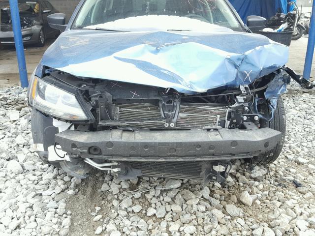 3VW267AJXGM414978 - 2016 VOLKSWAGEN JETTA S 蓝色 照片 9