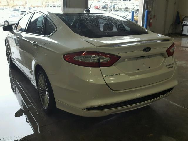 3FA6P0RU7DR282077 - 2013 FORD FUSION TIT WHITE photo 3