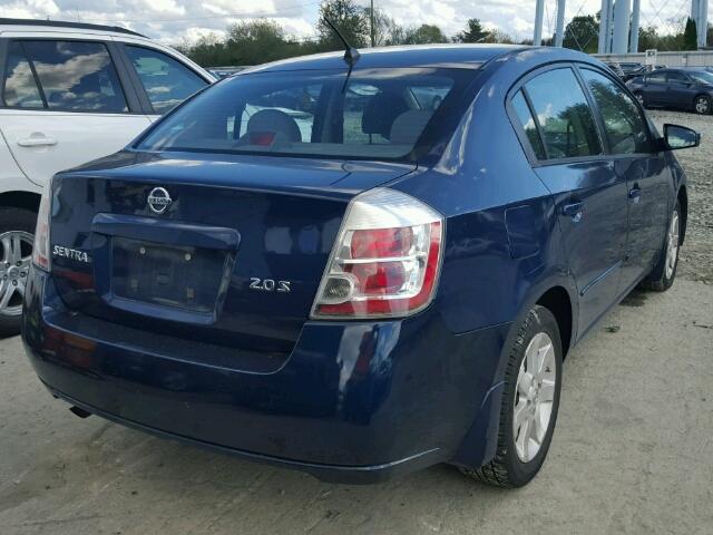 3N1AB61E07L674418 - 2007 NISSAN SENTRA 2.0 BLUE photo 4