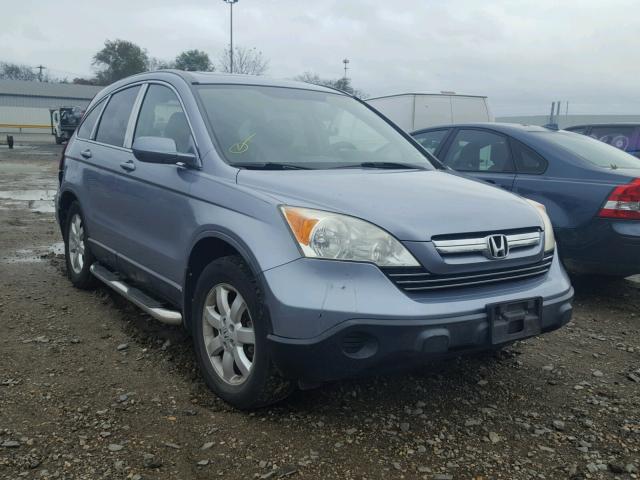 JHLRE48738C046050 - 2008 HONDA CR-V BLUE photo 1