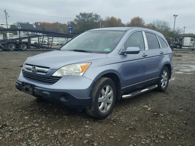 JHLRE48738C046050 - 2008 HONDA CR-V BLUE photo 2