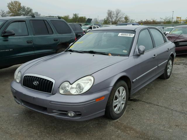 KMHWF25HX5A195895 - 2005 HYUNDAI SONATA GRAY photo 2