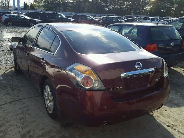 1N4AL2AP3AN515734 - 2010 NISSAN ALTIMA BAS MAROON photo 3