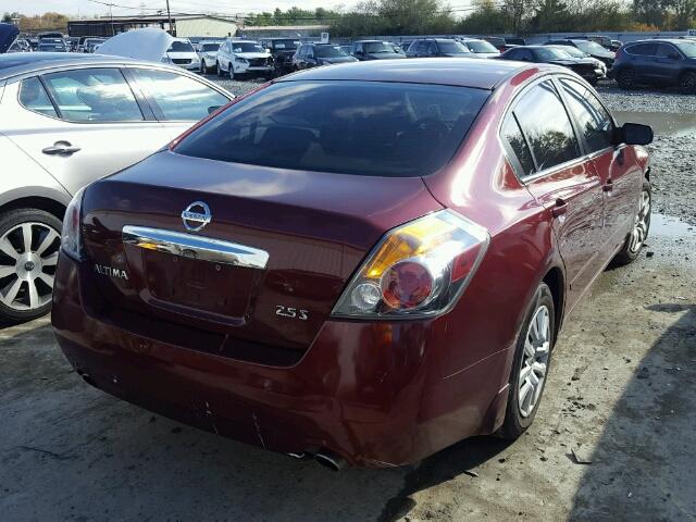 1N4AL2AP3AN515734 - 2010 NISSAN ALTIMA BAS MAROON photo 4