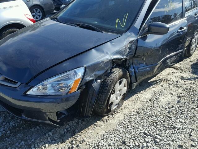 3HGCM56465G700926 - 2005 HONDA ACCORD LX GRAY photo 9