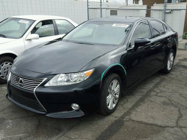 JTHBK1GG1E2123635 - 2014 LEXUS ES 350 BLACK photo 2