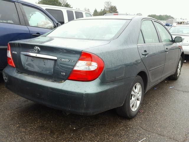 4T1BF32K54U068585 - 2004 TOYOTA CAMRY LE GREEN photo 4