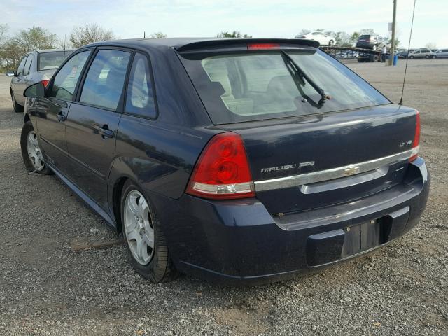 1G1ZU64855F187019 - 2005 CHEVROLET MALIBU MAX BLUE photo 3