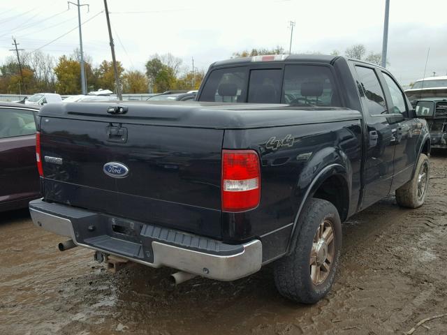 1FTPW145X5KD94420 - 2005 FORD F150 SUPER BLACK photo 4