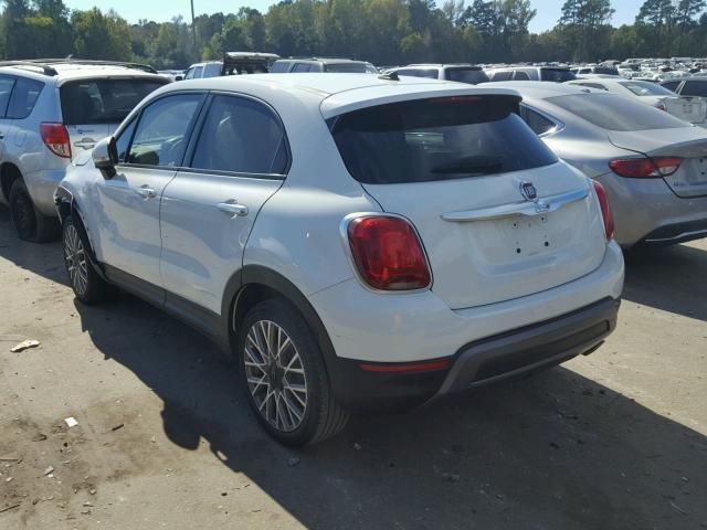 ZFBCFXCT7GP513602 - 2016 FIAT 500X TREKK WHITE photo 3