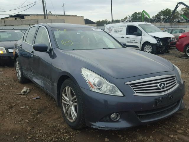 JN1CV6ARXBM356338 - 2011 INFINITI G37 BLUE photo 1