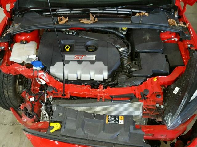 1FADP3L91HL246189 - 2017 FORD FOCUS ST RED photo 7