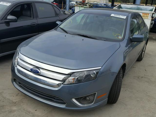 3FAHP0JA7BR266680 - 2011 FORD FUSION TEAL photo 2