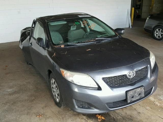 2T1BU40E19C177255 - 2009 TOYOTA COROLLA GRAY photo 1