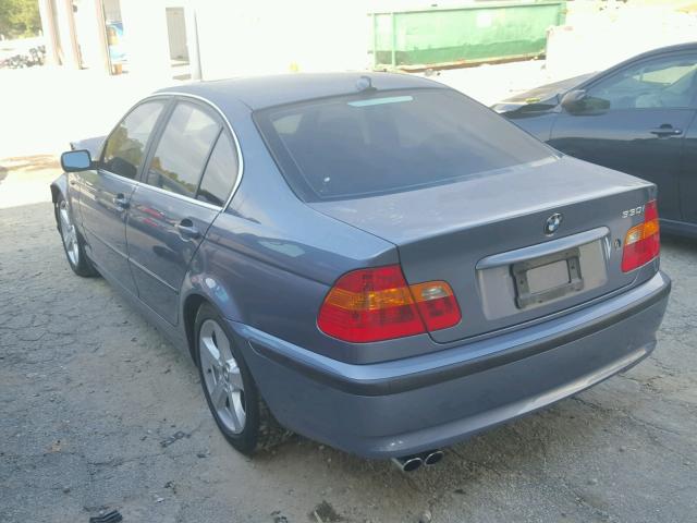 WBAEV53484KM36993 - 2004 BMW 330 BLUE photo 3