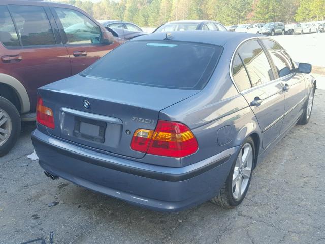 WBAEV53484KM36993 - 2004 BMW 330 BLUE photo 4