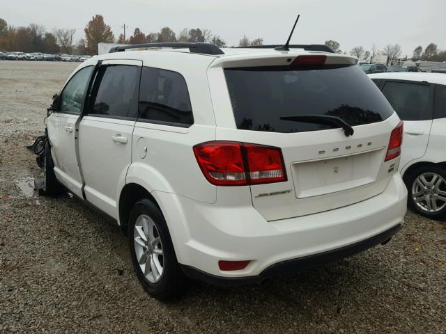 3C4PDCBG6ET152504 - 2014 DODGE JOURNEY SX WHITE photo 3