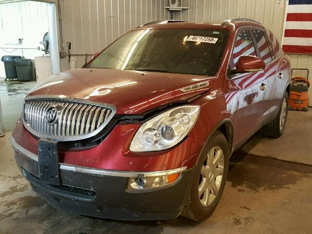 5GALVBED6AJ220522 - 2010 BUICK ENCLAVE CX RED photo 2