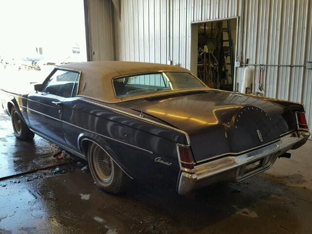 9Y89A902749 - 1969 LINCOLN CONTINENTA BLUE photo 3