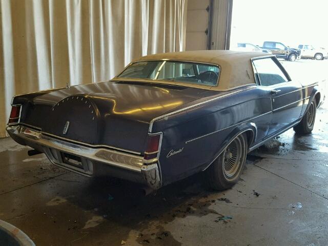 9Y89A902749 - 1969 LINCOLN CONTINENTA BLUE photo 4