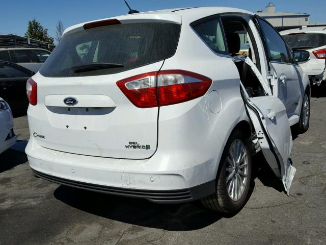 1FADP5BU4DL506760 - 2013 FORD C-MAX SEL WHITE photo 4