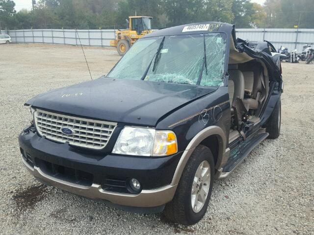 1FMZU74K74UC09987 - 2004 FORD EXPLORER E BLACK photo 2