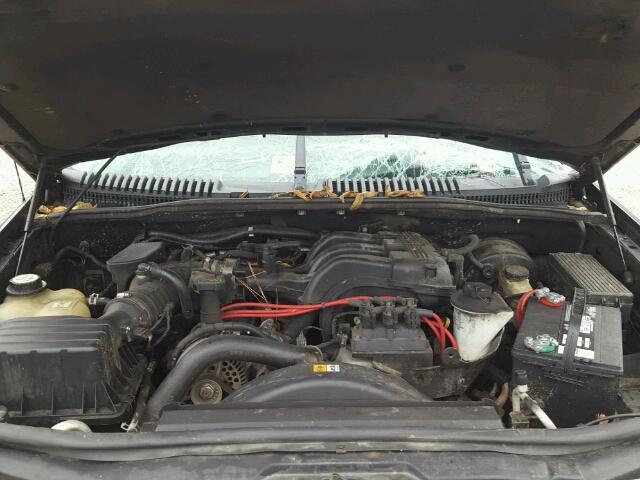 1FMZU74K74UC09987 - 2004 FORD EXPLORER E BLACK photo 7