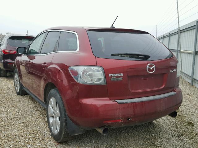 JM3ER293870115192 - 2007 MAZDA CX-7 MAROON photo 3